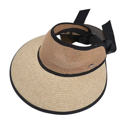 Visière de plage pliable à large bord - Kaki - Ajustable (du 54 au 59) | La boutique du chapeau