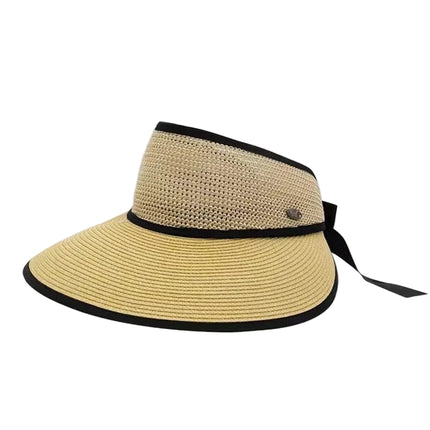 Visière de plage pliable à large bord - Kaki - Ajustable (du 54 au 59) | La boutique du chapeau
