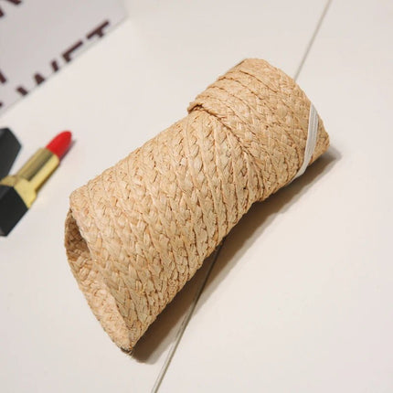 Visière en raphia - Beige - Ajustable (du 54 au 59) | La boutique du chapeau
