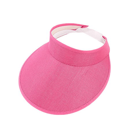 visière pare soleil - Rose - Ajustable (du 54 au 59) | La boutique du chapeau