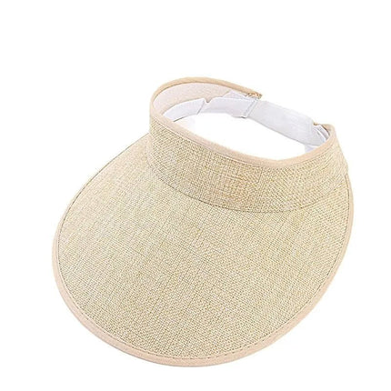 visière pare soleil - Beige - Ajustable (du 54 au 59) | La boutique du chapeau