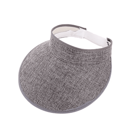 visière pare soleil - Gris - Ajustable (du 54 au 59) | La boutique du chapeau