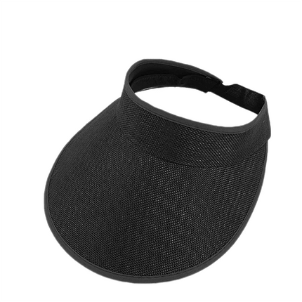 visière pare soleil - Noir - Ajustable (du 54 au 59) | La boutique du chapeau