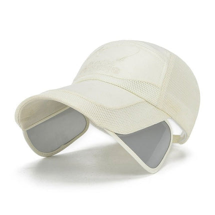Visière rétractable - Beige - Ajustable (du 54 au 59) | La boutique du chapeau